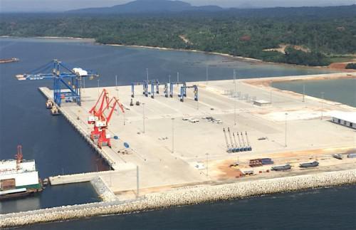 The deep water port of Kribi connected to the interconnected Southern electricity network
