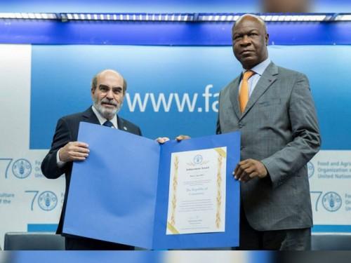 Cameroon recognised by the FAO for its efforts in the fight against hunger