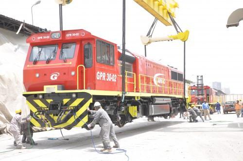 The South African Grindrod delivers two locomotives to Cameroon Railways for 3 billion FCFA