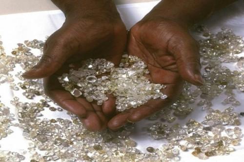 Almost all of Cameroon’s official diamond production is exported to The UAE and Belgium, BEAC data show