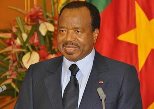 Cameroonian Head of State Paul Biya answers in turn to Ahmad Ahmad, CAF President