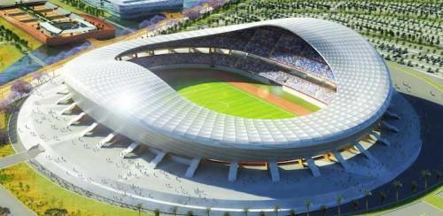 Japoma stadium in Douala completed at 25%